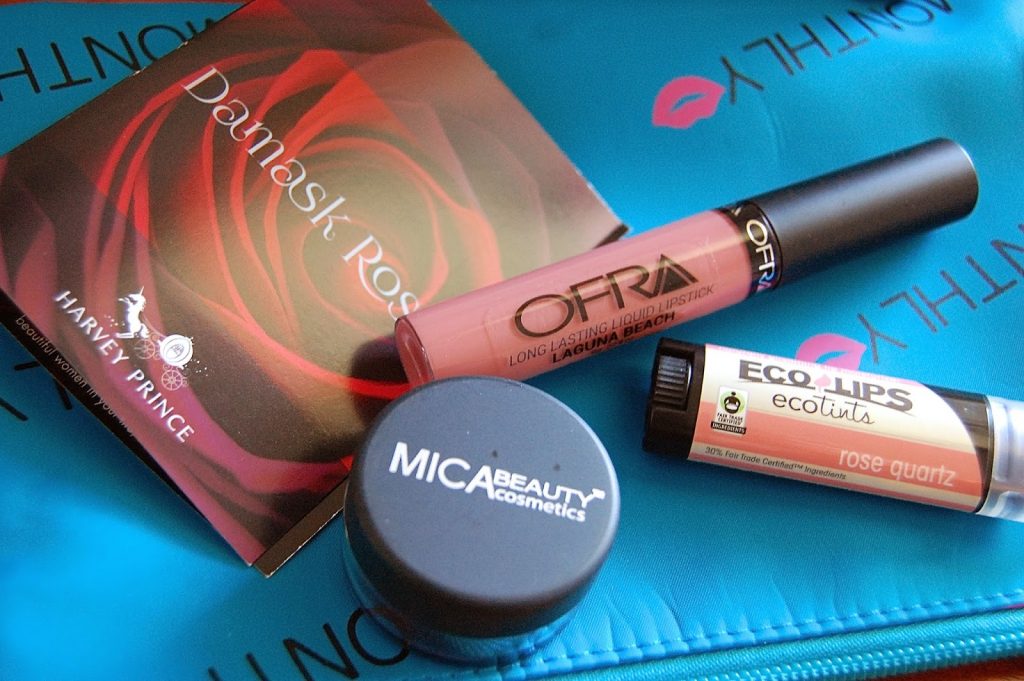 lip monthly, beauty subscription, beauty blog, lipstick, mica beauty, ofra, ecolips, make up, beauty box