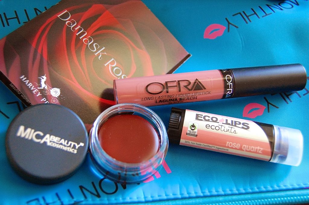 lip monthly, beauty subscription, beauty blog, lipstick, mica beauty, ofra, ecolips, make up, beauty box