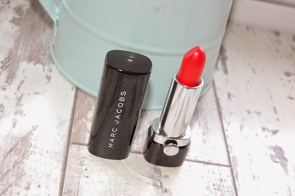 Marc Jacobs lipstick in all the way Read my review of the Marc Jacobs lipstick in all the way