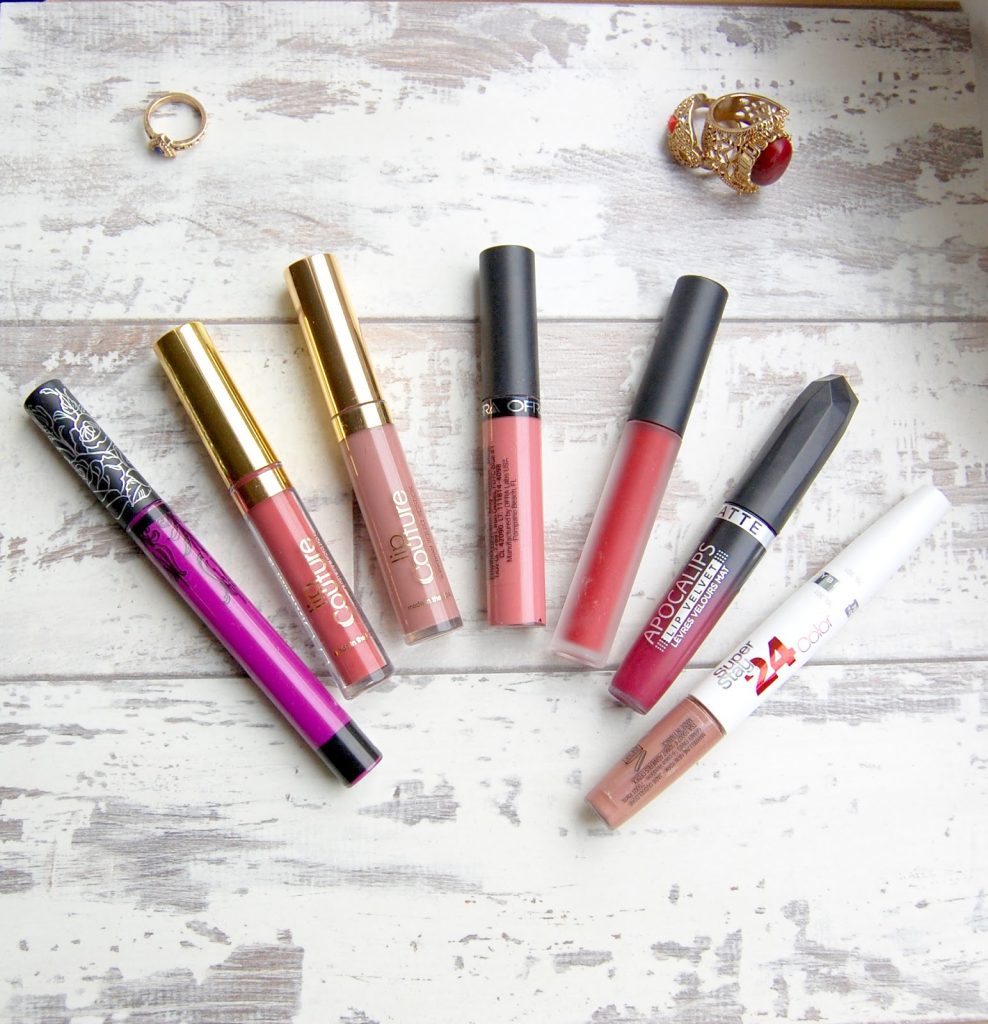 Liquid Lipsticks Review, Kat Von D, Lasplash, Orly, MUA, Rimmel