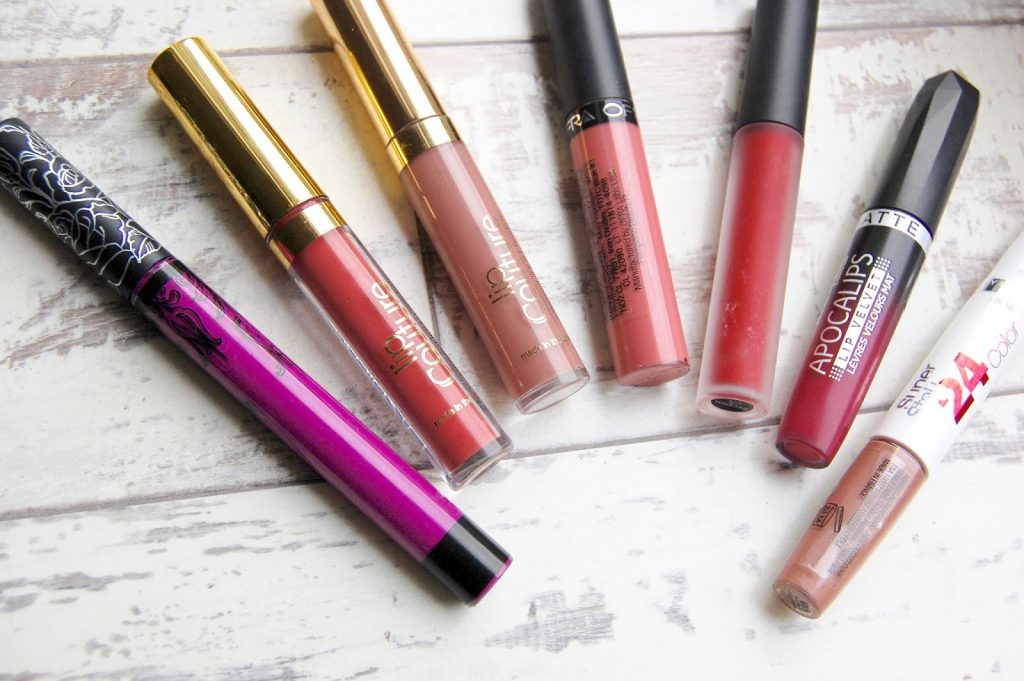Liquid Lipsticks Review, Kat Von D, Lasplash, Orly, MUA, Rimmel