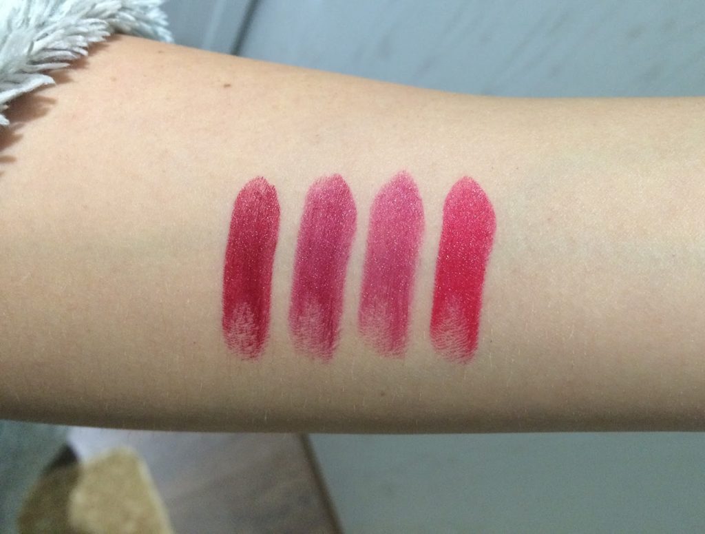 Barry M Ultra Moisturising Lip Paints - Autumn Lipstick Shades - Swatches