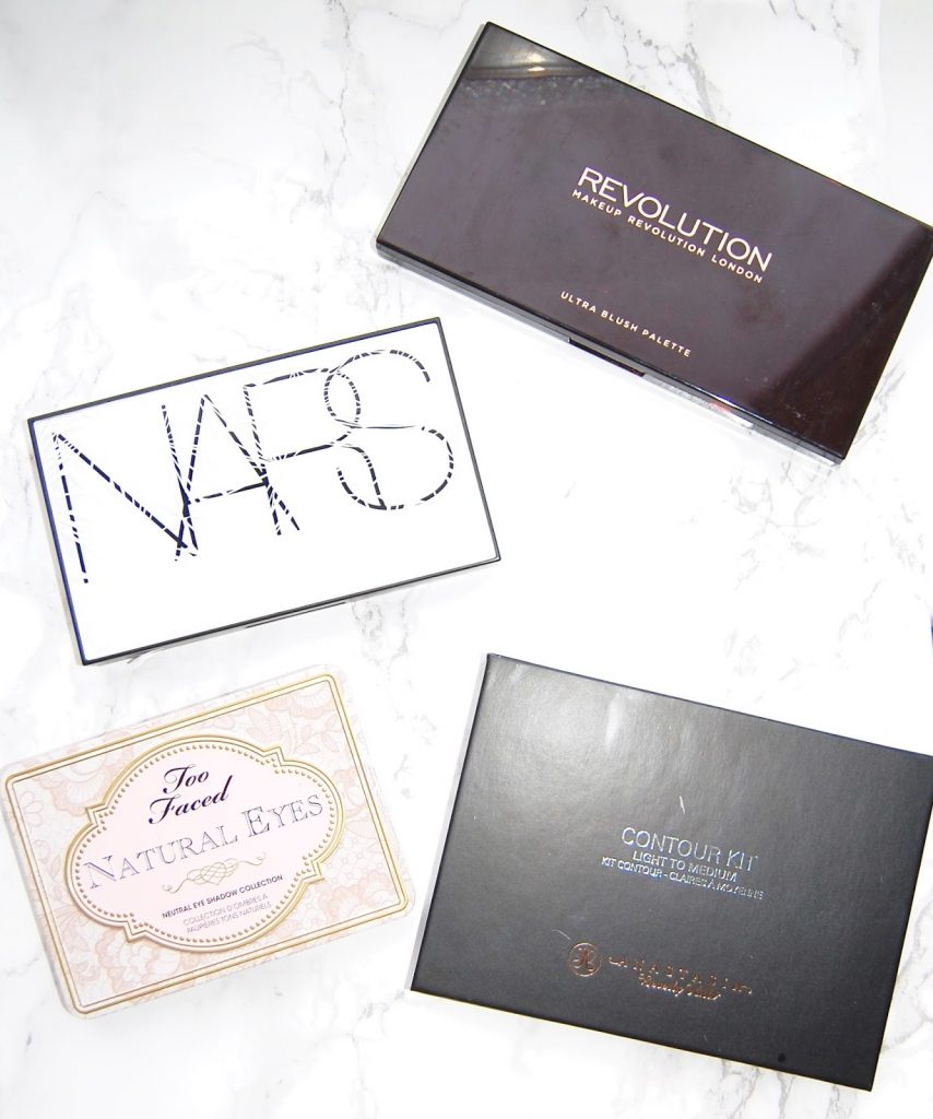 Palette Mixture, ABH, Too Faced, Makeup Revolution, Nars