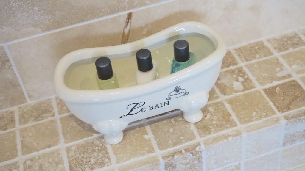 Bathroom Read my review on the Ox Pasture Hall Hotel