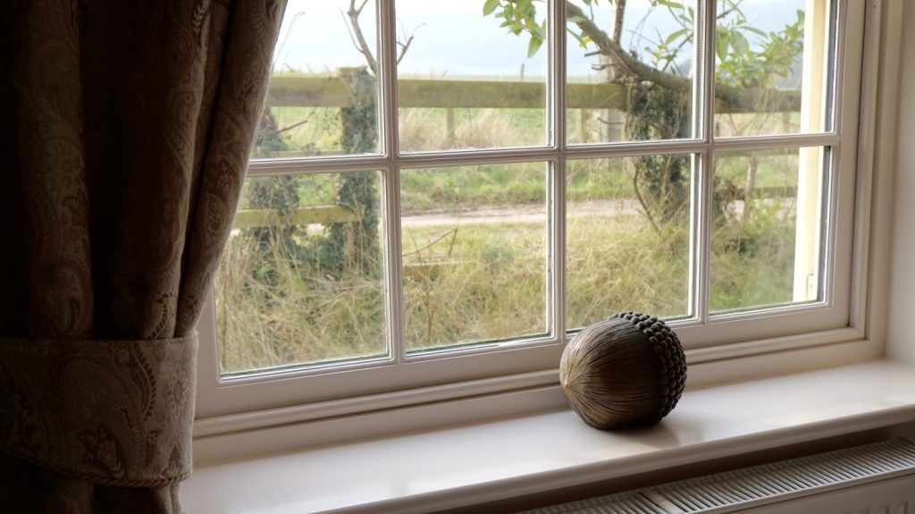 Bedroom view Read my review on the Ox Pasture Hall Hotel