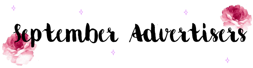 September advertiser Advertise with Through New Eyes beauty blog
