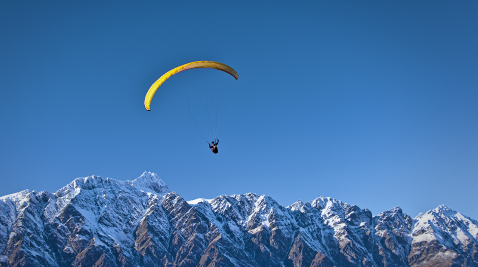 Gliding in the Alps